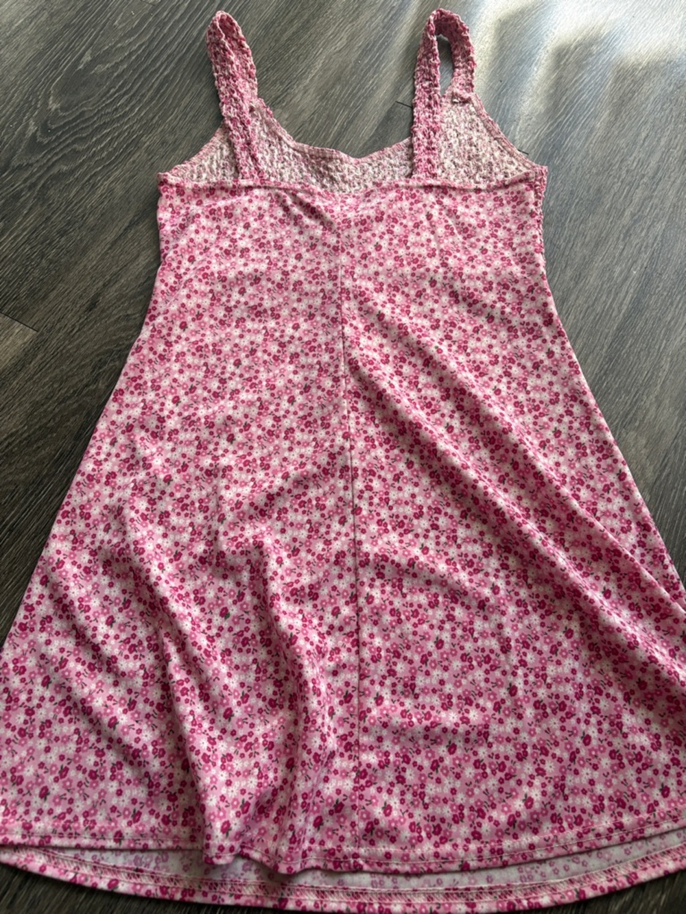 VTG 90s Floral Smocked Sundress - Picture 3 of 5